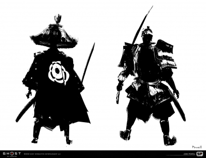 Concept art of Legend Meter from the video game Ghost Of Tsushima by John Powell