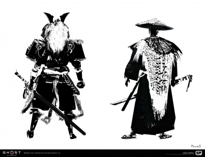 Concept art of Legend Meter from the video game Ghost Of Tsushima by John Powell