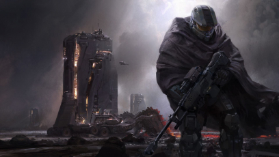 Concept art of My Rules from the video game Halo 5 Guardians
