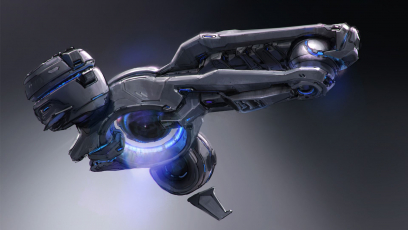 Concept art of Guardian Phaeton from the video game Halo 5 Guardians