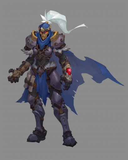 Concept art of Nephilim Caster from the video game Darksiders Genesis by Grace Liu and Baldi Konijn