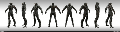 Concept art of Storm Exo from the video game Anthem by Alex Figini