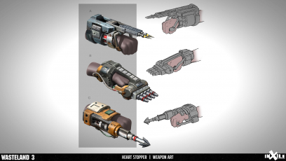 Concept art of Heart Stopper from the video game Wasteland 3 by Tj Frame