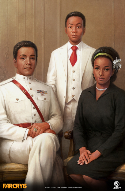 Concept art of Castillo Family Portrait from the video game Far Cry 6 by Vitalii Smyk