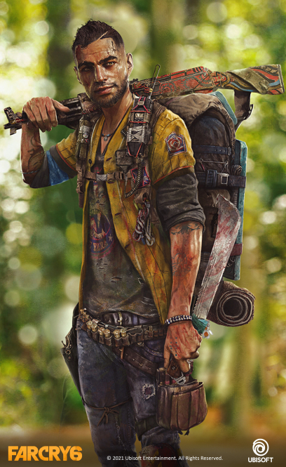 Concept art of Dani Rojas from the video game Far Cry 6 by Paul Leli