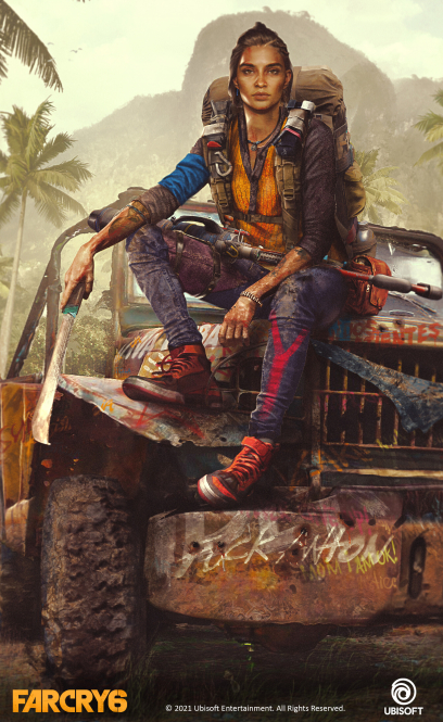 Concept art of Dani Rojas from the video game Far Cry 6 by Paul Leli