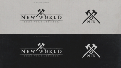 Concept art of Marketing Art Logo from the video game New World by Stuart Kim