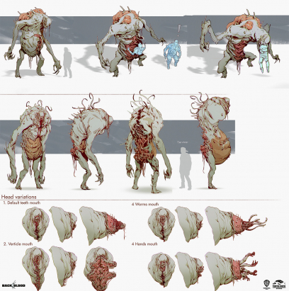 Concept art of Hag from the video game Back 4 Blood by Gue Yang