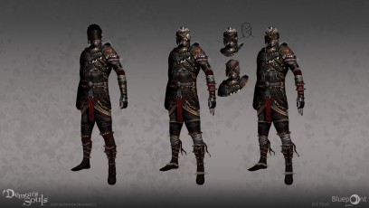 Concept art of Old Hero from the video game Demon Souls Remake by Jose Parodi