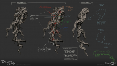 Concept art of Demon-S-Souls- -Valley-Of-Defilement from the video game Demon Souls Remake by Adam Rehmann
