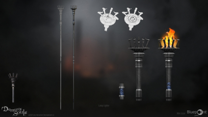 Concept art of Lamp Lighter from the video game Demon Souls Remake by Alex Lazar