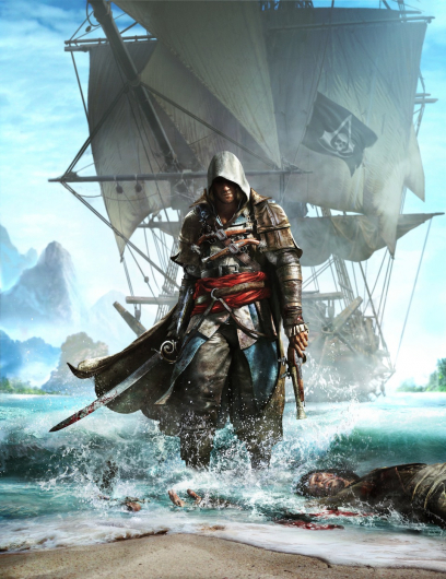 Cover Artwork concept art from Assassin's Creed IV: Black Flag