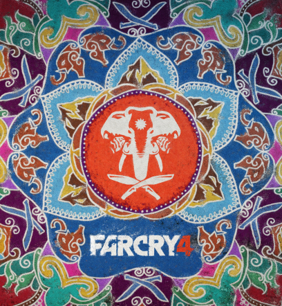 Soundtrack Vinyl concept art from the video game Far Cry 4