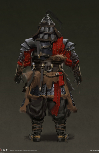 Concept art of Mongol Army Tier 3 4 from the video game Ghost Of Tsushima by Naomi Baker