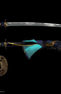 Concept art of Saya from the video game Ghost Of Tsushima by Naomi Baker