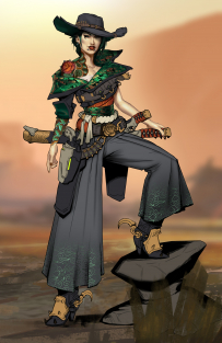 Concept art of Bounty Of Blood Character from the video game Borderlands 3 by Max Davenport