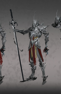 Concept art of Penetrator from the video game Demon Souls Remake by Jose Parodi