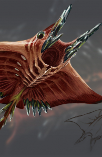 Concept art of Storm King Beasts from the video game Demon Souls Remake by Kez Laczin