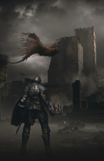 Concept art of Storm Beast from the video game Demon Souls Remake by Adam Rehmann