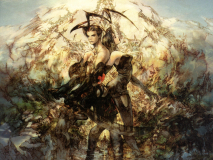 An image gallery with concept art from the video game Vagrant Story