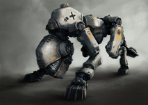 An image gallery with concept art from the video game Wolfenstein: The New Order