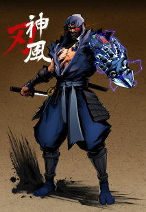 An image gallery with concept art from the video game Yaiba: Ninja Gaiden Z