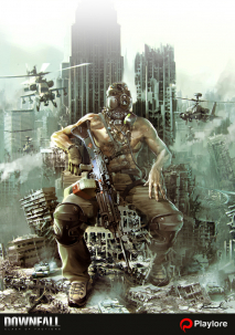 An image gallery with concept art from the video game Downfall: Clash of Factions