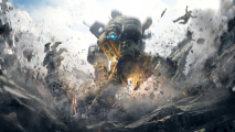 An image gallery with concept art from the video game Titanfall