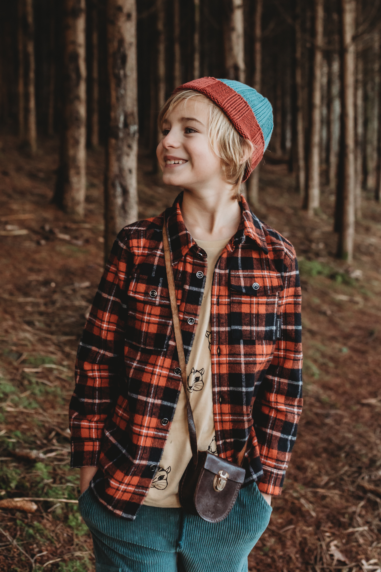 Shirt flannel check - Sproet Sprout