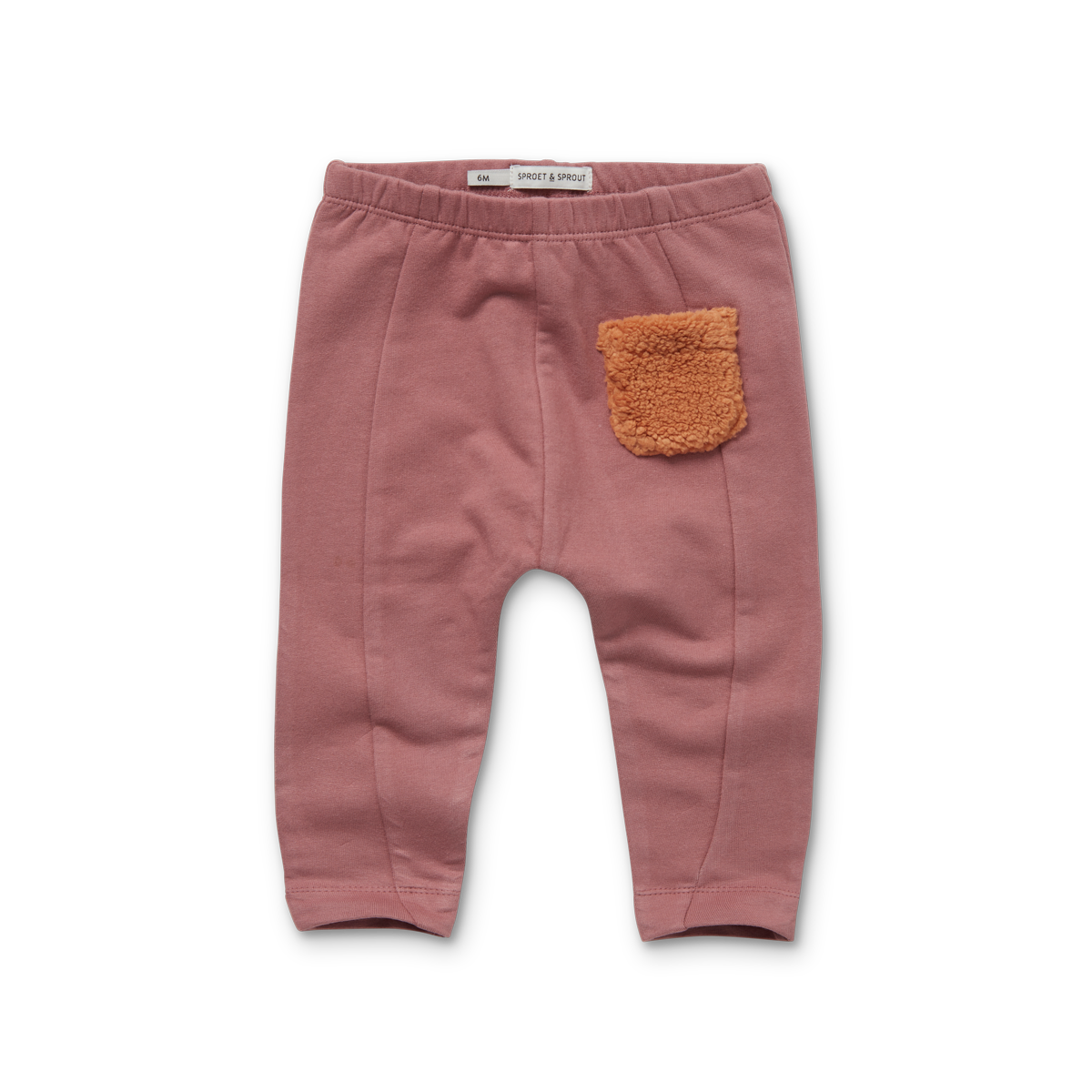 Baby sweatpants teddy pockets - Sproet Sprout