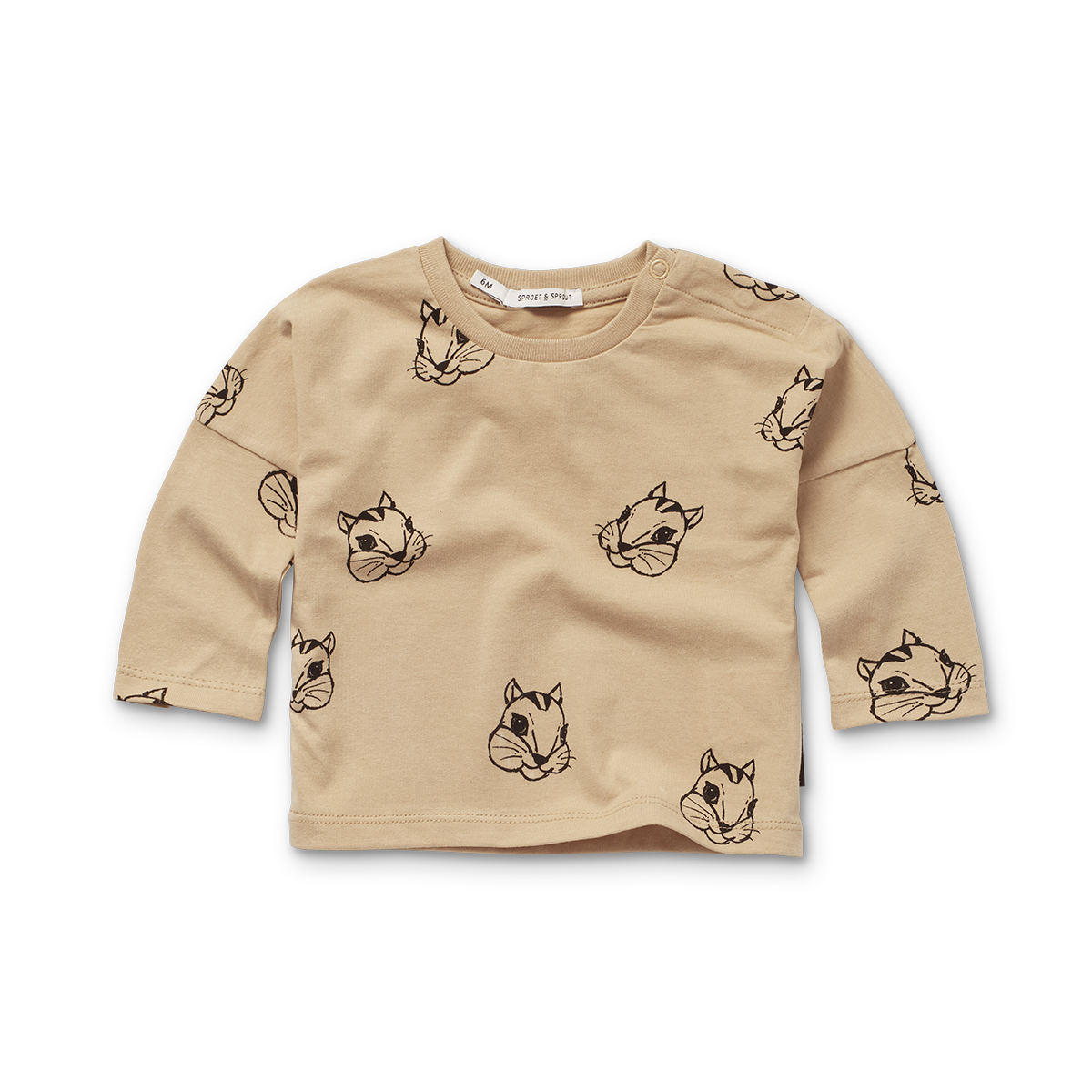 Loose T-shirt squirrel print - Sproet Sprout