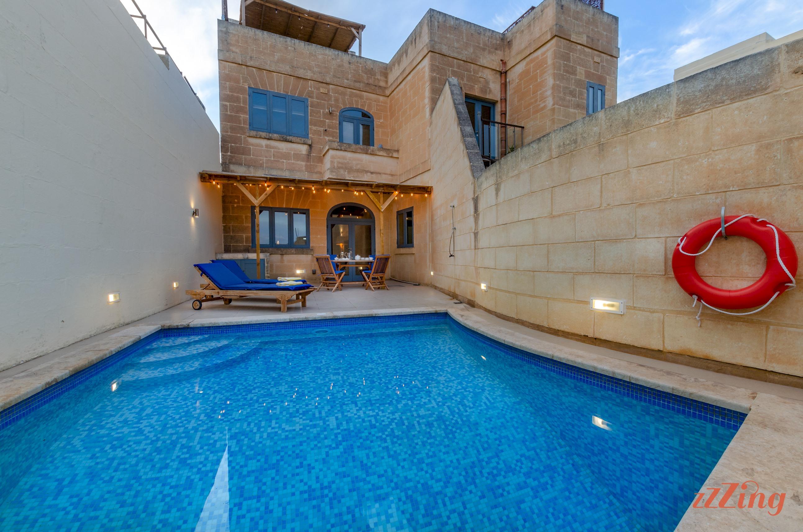 Gozo Escape w/private Pool, Terrace, BBQ & AC